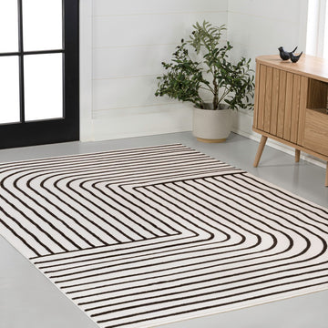 Odense Minimalist Angle Geometric Area Rug